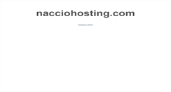 Desktop Screenshot of nacciohosting.com