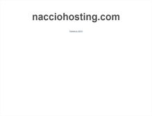 Tablet Screenshot of nacciohosting.com